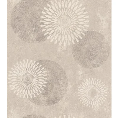 Abbildung von Rasch Vliestapete &quot;Tapetenwechsel II&quot;, floral, mit Kreisen