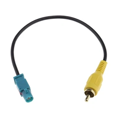 Abbildung von Be In Your Mind Fakra Z Stecker auf Cinch Stecker, kompatibel mit Mercedes Command PCM 2.1 / 3.0 NTG 2.5 4.0 4.5 Auto Rückfahrkamera Adapterkabel