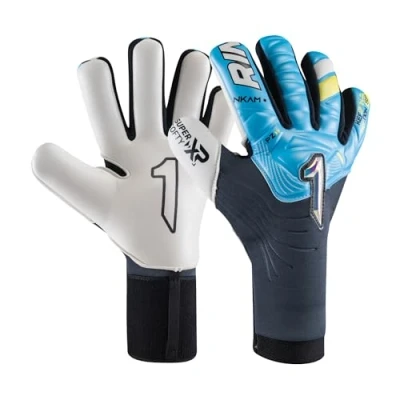 Abbildung von Rinat NKAM Fußball Torwarthandschuhe für Erwachsene, Blau, Unisex, Größe 7
