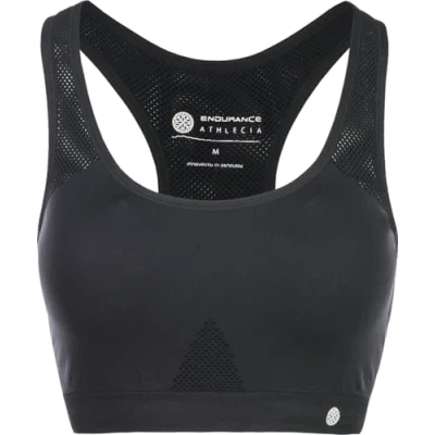 Abbildung von ATHLECIA Damen Rosmarin Sport BH, 1001 Schwarz, XL