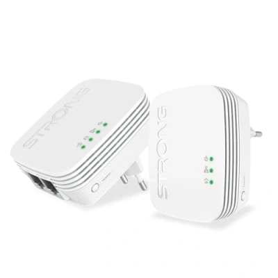 Abbildung von Strong Powerline MINI WiFi 600 Mbit/s Set (2 Einheiten) Reichweitenverstärker