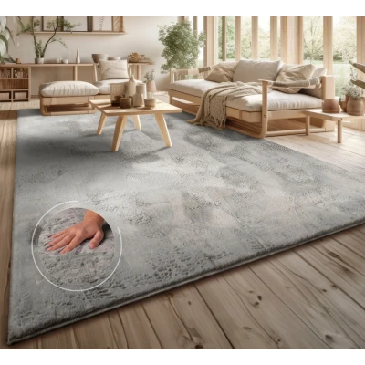 Abbildung von Home affaire Fellteppich &quot;Lottano&quot;, rechteckig, Langflor, Kunstfell, Uni Farben, traumhaft weicher Flor, Wohnzimmer