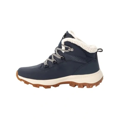 Abbildung von Jack Wolfskin Everquest Texapore MID Snowboot/Winterstiefel Dark blue/offwhite, Damen, Größe: 41, blue/off white Schuhe