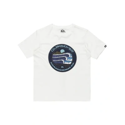 Abbildung von Quiksilver EVO Three SEAS Tshirt print für Kinder, Größe: 140, White