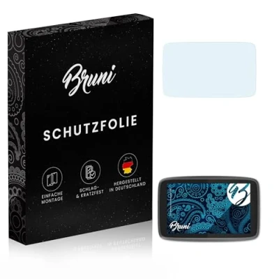 Abbildung von Bruni Schutzfolie kompatibel mit TomTom Go Professional 620 Folie, glasklare Displayschutzfolie (2X)