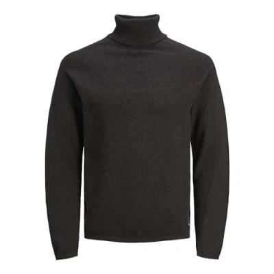 Abbildung von Jack &amp; Jones Jehill ROLL NECK NOOS Strickpullover, Herren, Größe: Small, Seal brown