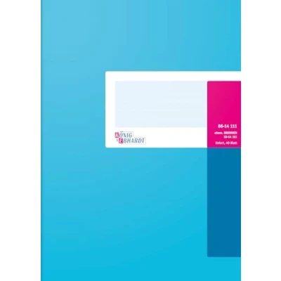 Abbildung von König &amp; Ebhardt 8614111 Geschäftsbuch (A4, liniert, 80g/m², 40 Blatt, Drahtheftung)