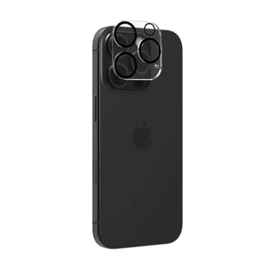 Abbildung von ZAGG InvisibleShield Glass Elite (Kamera), Gehärteter Glas Kamera Objektivschutz für iPhone 16 Pro und Max, Vollflächendeckung, Anti Reflex, Fingerabdruck &amp; Kratzfest (Transparent)