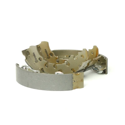 Abbildung von BREMBO S 23 530 Bremsbacken 203 38 mit Handbremshebel FIAT: Qubo, Grande Punto Schrägheck, Idea, OPEL: Adam, Corsa D CITROËN: Nemo Kombi