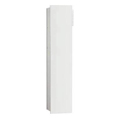 Abbildung von emco ASIS 2.0 Unterputz Schrankmodul für die Klobürstengarnitur, Badezimmerschrank mit Toilettenpapierhalter und extra Fach, Hochschrank &quot;Push to Open&quot; Funktion, optiwhite