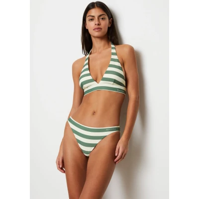 Abbildung von Marc O&#039;Polo Classic Bikinihose, Damen, Größe: XS, Sage leaf/cream