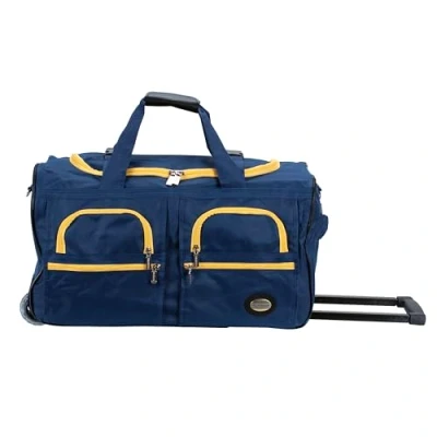 Abbildung von Rockland Reisetasche mit Rollen, Navy, Einheitsgröße, Melbourne Hardside Erweiterbares Spinnrad Gepäck