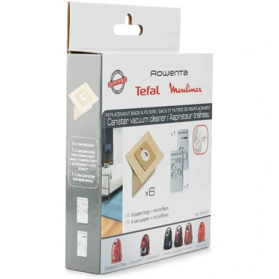 Abbildung von Seb Mikrofilter vakuumbeutel + compacteo 6 stk ZR003901