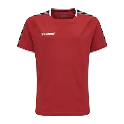 Abbildung von Hummel Hmlauthentic KIDS Training TEE Tshirt print für Kinder, Größe: 152, True red