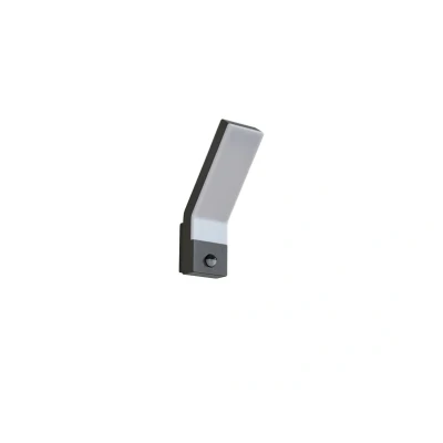 Abbildung von Lindby LED Außenwandleuchte Korvik, 26 cm, anthrazit, Sensor