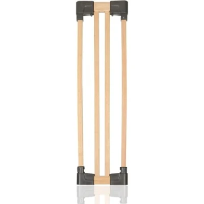 Abbildung von Safetots Mehrfachpaneel Barriere und Spielplatz aus Holz, Holzerweiterungspaneel, naturbelassen, 20cm, Erweiterung für oder
