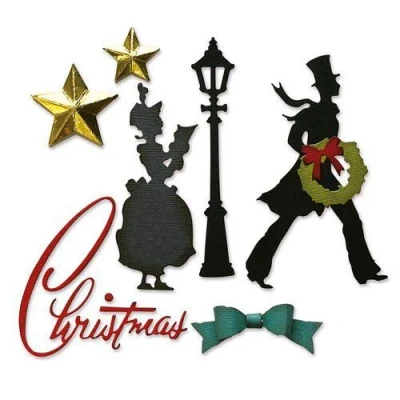 Abbildung von Sizzix Thinlits Die Set 9PK Vault Series: Christmas 2021 665584 Tim Holtz (09 21)