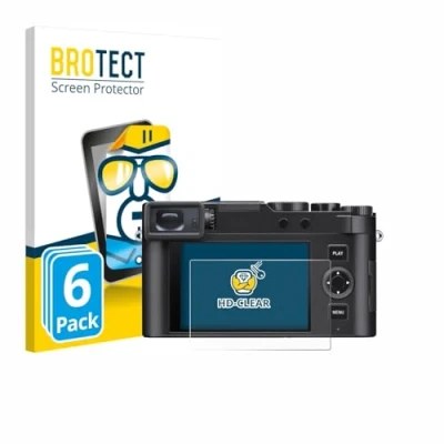 Abbildung von BROTECT (6 Stück Schutzfolie für Leica D Lux 8 Displayschutz Folie Ultra Klar