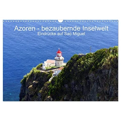 Abbildung von Azoren bezaubernde Inselwelt. Eindrücke auf Sao Miguel (Wandkalender 2025 DIN A3 quer), CALVENDO Monatskalender