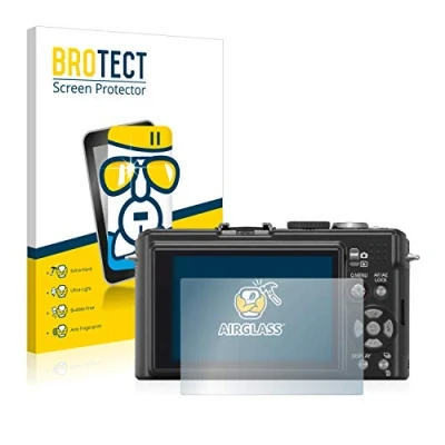 Abbildung von BROTECT Schutzglas für Panasonic Lumix DMC LX3 Schutzfolie Panzer Folie Glas [Extrem Kratzfest 9H, Anti Fingerprint, Ultra Transparent]