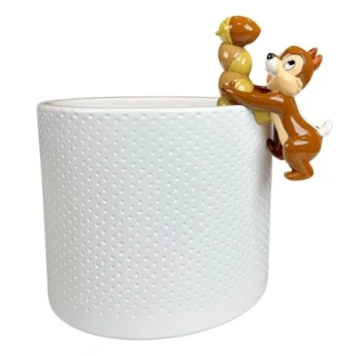 Abbildung von Christmas Inspirations Disney Chip n Chap Pot Buddy In und Outdoor 10 x 7 4 cm Gartendekoration für Blumentöpfe, Vasen Topfhänger Deko Anhänger einfache Anbringung einfach dranhängen