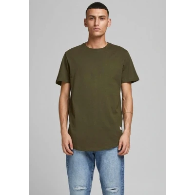 Abbildung von Jack &amp; Jones Jjenoa SS CREW NECK NOOS Tshirt basic, Herren, Größe: Large, Forest night