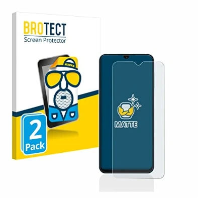 Abbildung von BROTECT Entspiegelungs Schutzfolie für Samsung Galaxy A13 (2 Stück) Matte Displayschutz Folie, Anti Reflex, Fingerprint