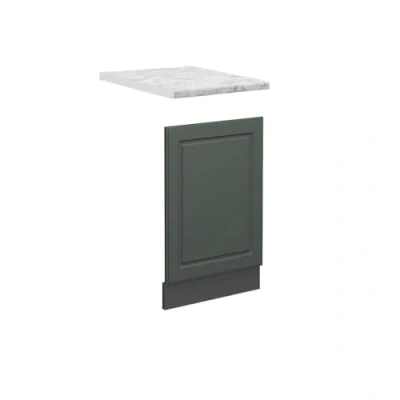 Abbildung von Vicco Frontblende Fame Line, Grün Gold Landhaus/Anthrazit, 45 cm, AP Marmor