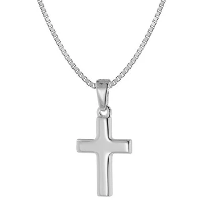 Abbildung von trendor 39582 Kreuz mit Halskette für Kinder 925 Silber