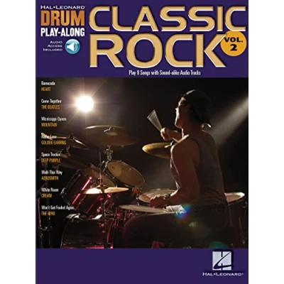 Abbildung von Drum Play Along Volume 2: Classic Rock Drums Book / Cd: Along, CD für Schlagzeug: Hal Leonard