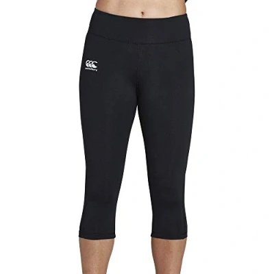 Abbildung von Canterbury Damen Vapodri Capri Strumpfhosen Leggings, schwarz, Größe 6