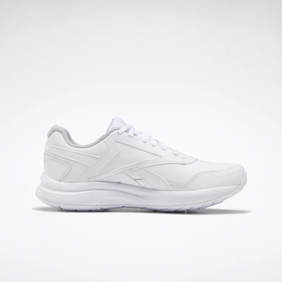 Abbildung von Reebok WALK Ultra 7 DMX MAX Walkingschuh, Damen, Größe: 40, White/grey Lederimitat/textil