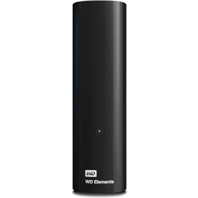 Abbildung von WD Elements Desktop Speicher 10 TB (Desktop USB 3.0 kompatibel, Zusatzspeicher für Fotos, Musik, Videos und alle anderen Dateien, stoßfest), HDD, Schwarz
