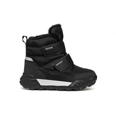 Abbildung von Geox J Trekkyup Snowboot/Winterstiefel für Kinder, Größe: 33, Black Schuhe