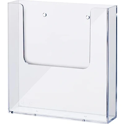 Abbildung von helit H2350102 Wandprospekthalter, „the help wall“, 1 x DIN A5 hoch, transparent