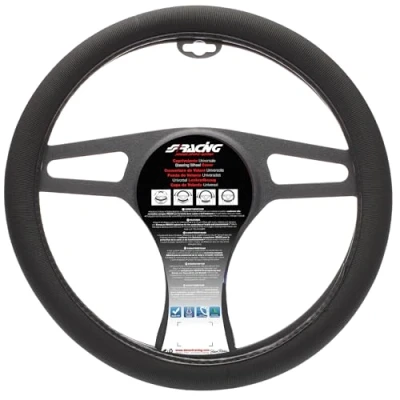 Abbildung von Simoni Racing CVT/11N Lenkradbezug schwarz 37 39cm Textil