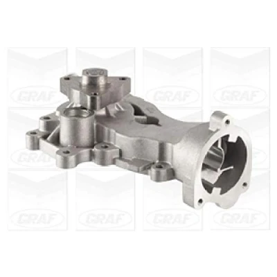 Abbildung von GRAF PA1124 Wasserpumpe mit Dichtung mechanisch Stahlblech für Keilrippenriementrieb OPEL: Corsa D Schrägheck, Insignia A Sports Tourer
