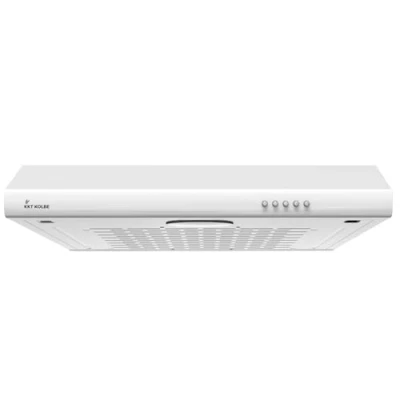 Abbildung von KKT KOLBE Wandhaube Dunstabzugshaube 60cm UBH600W UBH600W, weiß/ LED Beleuchtung / inklusive Fettfilter Ab &amp; Umluft