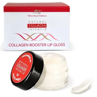 Abbildung von Natural Collagen Inventia Lip Gloss 5 ml Balm Lippenstift Verbessert das Aussehen, spendet Feuchtigkeit Regeneriert den trockenen Mund, Lippenreparatur, Lippenschutz, Lippenbalsam
