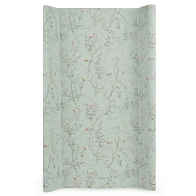 Abbildung von KikkaBoo Baby Wickelunterlage SECRET GARDEN weiche PVC Wickelunterlage, 80 x 50 cm, wasserdicht und tragbar, Grün