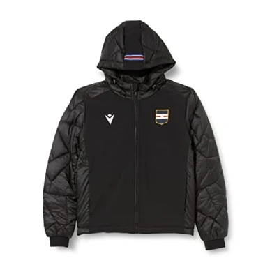 Abbildung von Macron Unisex Kinder Merchandising ufficiale Gepolsterte Bomberjacke uc Sampdoria 2021/22, rot, JM