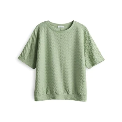 Abbildung von OPUS Kurzarm Senni Tshirt print, Damen, Größe: 40, Green glow
