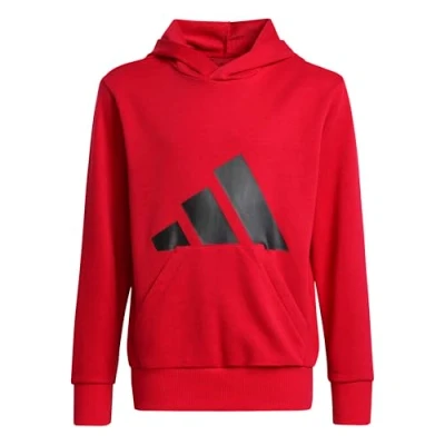 Abbildung von adidas Unisex Kinder Essentials Hoodie Hooded Sweatshirt, Pure Ruby/Black,