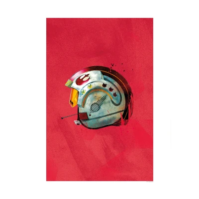 Abbildung von Komar Bild &quot;Star Wars Classic Helmets Rebel Pilot&quot;, Star Wars, (1 St.), Wandbild zur Dekoration im Kinderzimmer ohne Rahmen
