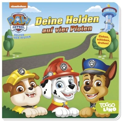 Abbildung von PAW Patrol: Deine Helden auf vier Pfoten: Pappbilderbuch mit Schiebern, Stanzen und Drehelementen
