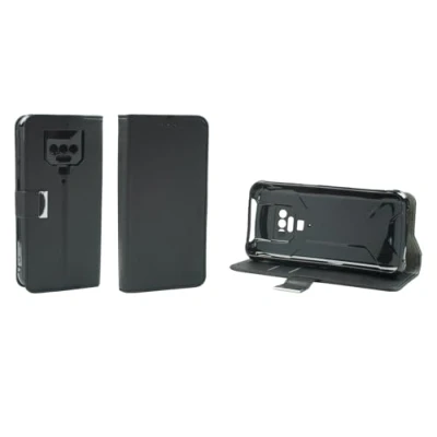 Abbildung von caseroxx Handy Hülle Tasche kompatibel mit Cubot Kingkong Power Bookstyle Case Wallet in schwarz