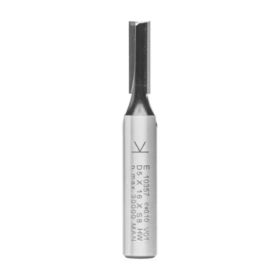 Abbildung von ENT 10357 Nutfräser HW, Schaft (S) 8 mm, Durchmesser (D) 5 NL 16 SL 32 GL 53 mm