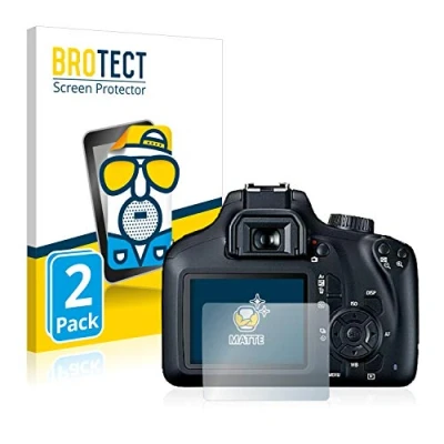 Abbildung von BROTECT Entspiegelungs Schutzfolie für Canon EOS 4000D (2 Stück) Matte Displayschutz Folie, Anti Reflex, Fingerprint