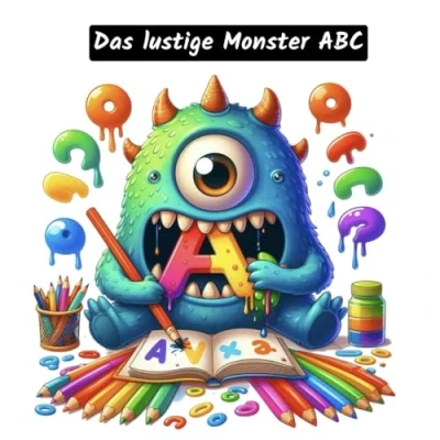 Abbildung von Das lustige Monster ABC lernen &amp; ausmalen Ausmalbuch für Kinder ab 4 Jahre Alphabet