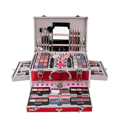 Abbildung von CHSEEO Schmink Geschenkset Make Up Set Kosmetik Makeup Paletten Schminkkoffer Schminke für Gesicht, Augen und Lippen #2